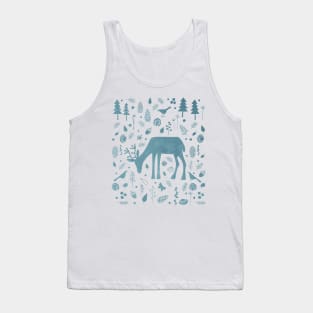 Deer and Forest Things Tank Top